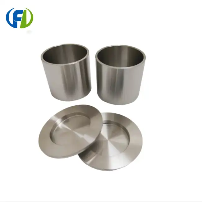 Zr702 Zirconium Crucible 30ml With Lid